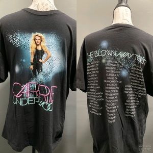 NWOT CARRIE UNDERWOOD THE BLOWN AWAY TOUR‎ SHIRT BY TEN